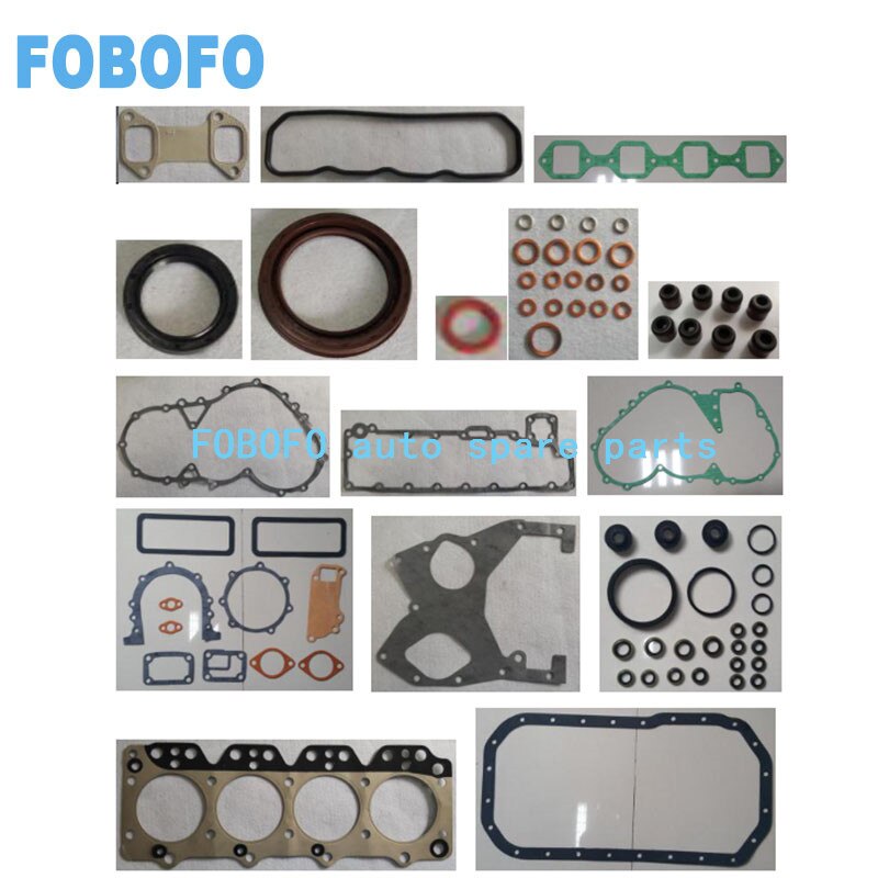 For Isuzu 4BA1 Full gasket kit 5-87810-016-0 with head gasket 9-11141-658-0 for Truck TLD34 4AB1 diesel engine repair parts