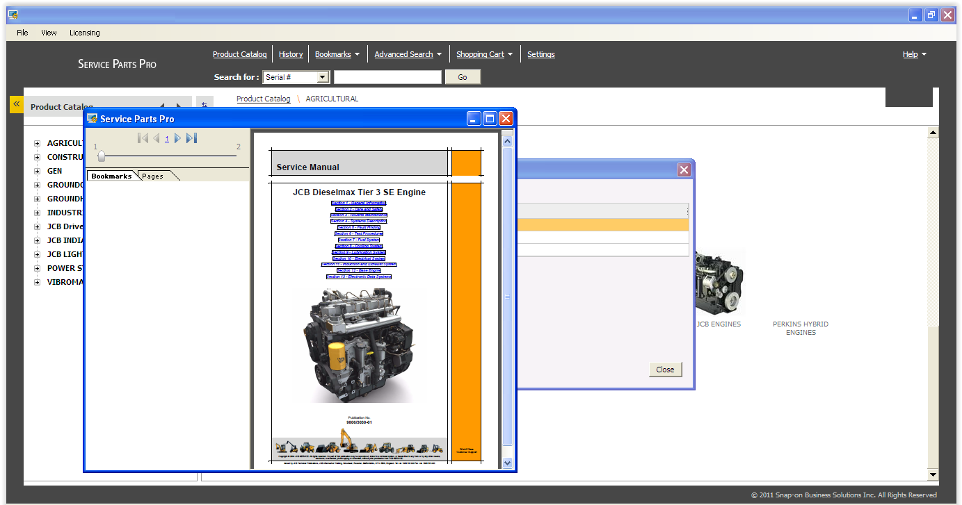 
                  
                    Jcb SPP 1.17.0002 + Service Manuals All Models & S\N Untill 2013 -  EPC Dealer Software DVD -Service Parts Pro -2 License Included !
                  
                