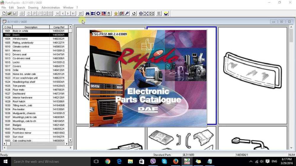 
                  
                    DAF Rapido 2016 Parts Catalog EPC - All DAF Models Covered up To 2016
                  
                