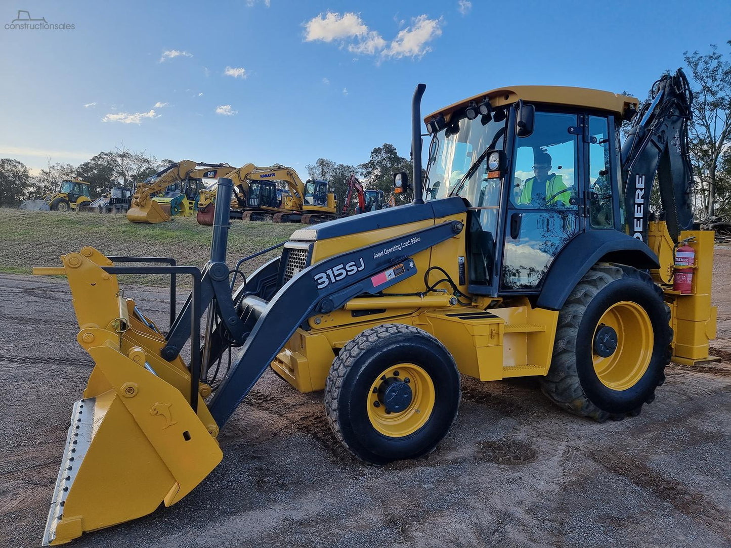 John Deere 315SJ Side Shift Loader العملية الرسمية واختبارات الدليل الفني TM11198