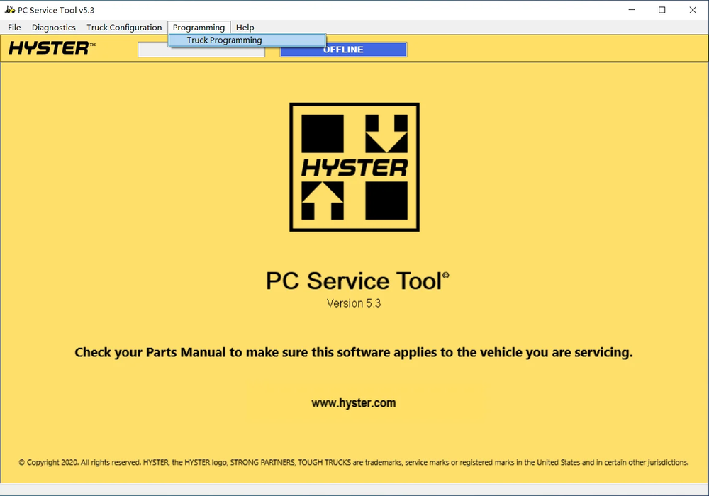 
                      
                        Yale Hyster PC Service Tool v 5.3 Diagnostic And Programming Software Latest 2024
                      
                    