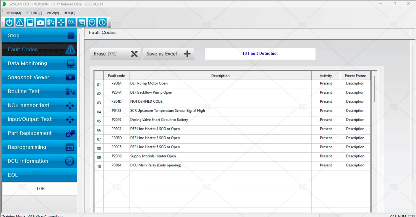 Doosan Diagnostic Tool G2 Scan (DCU) 2024 Latest & Full Version