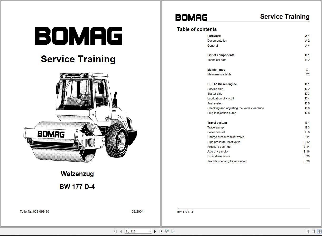 
                  
                    Manual de capacitación y operación de servicios de Bomag todas las regiones
                  
                