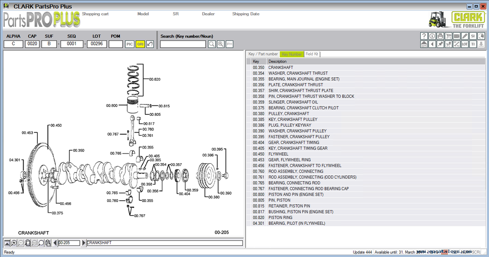 
                  
                    Clark Forklift Parts Pro Plus Manual de piezas EPC Software más reciente 08 \ 2023 Todas las regiones
                  
                