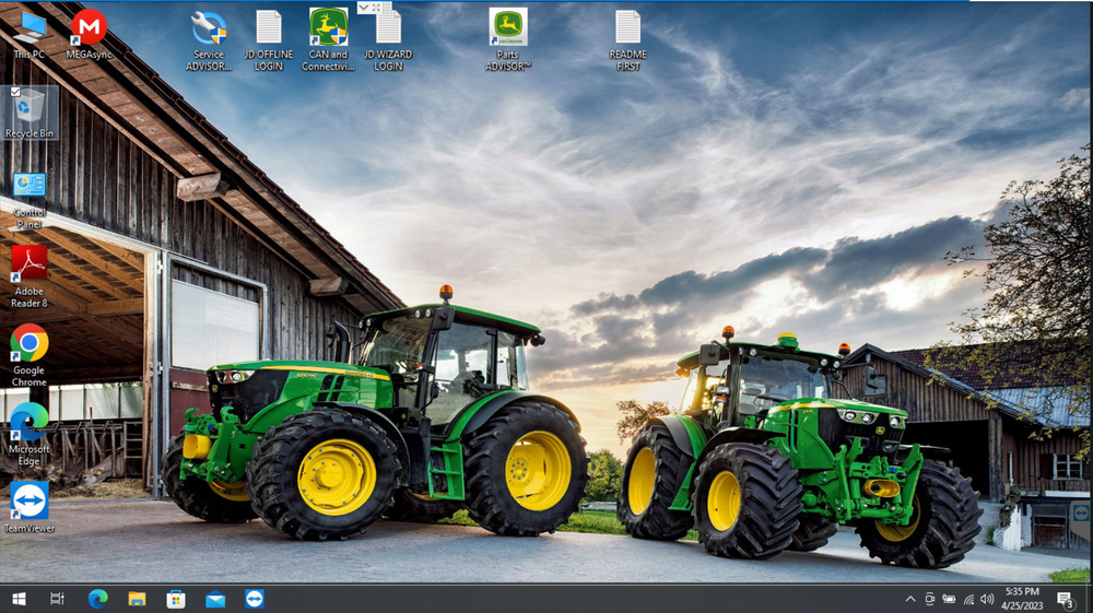 Echte John Deer EDL V3 Interface & Service Advisor 5.3.210 Vor installiert CF -54 Laptop - Komplettes Diagnose -Kit 2023 Ag CF & Turf!