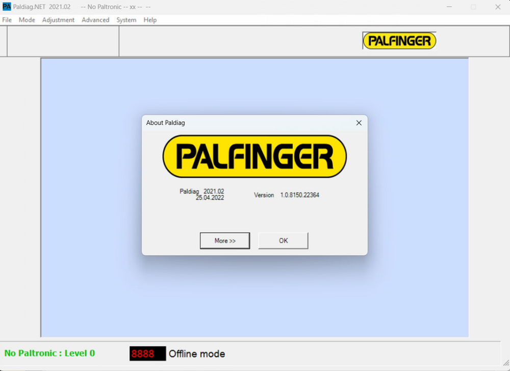 
                      
                        Palfinger Paldiag.NET 2021.02 Diagnostic Software Tool
                      
                    