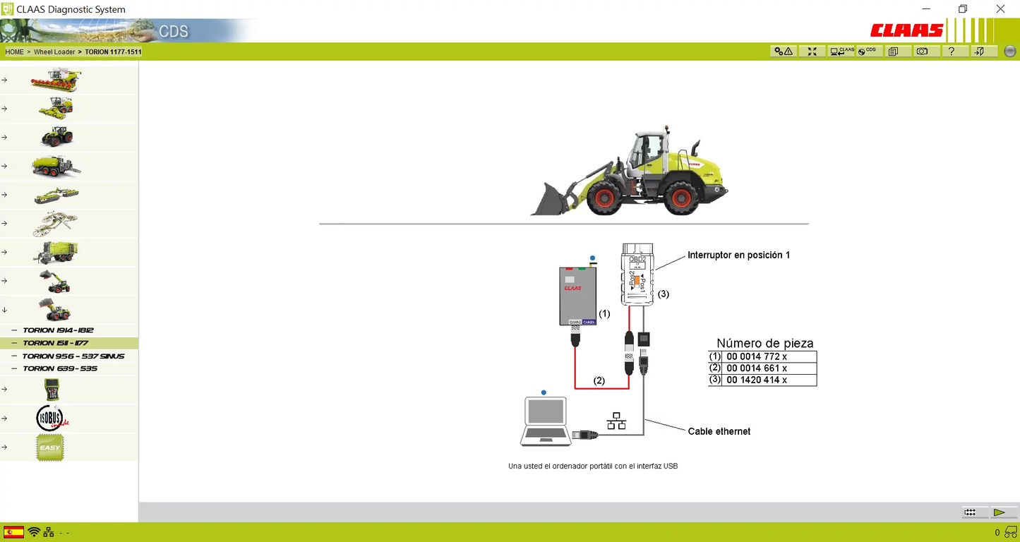 
                  
                    CLAAS -Diagnose CDS 7.5 Diagnosesystem 2022
                  
                