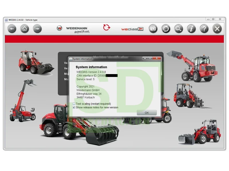 
                      
                        WEIDEMANN DIAGNOSTIC KIT (CANFOX) & WEDIAS 2.4 For All Wheel Loaders & Telehandlers 2024
                      
                    