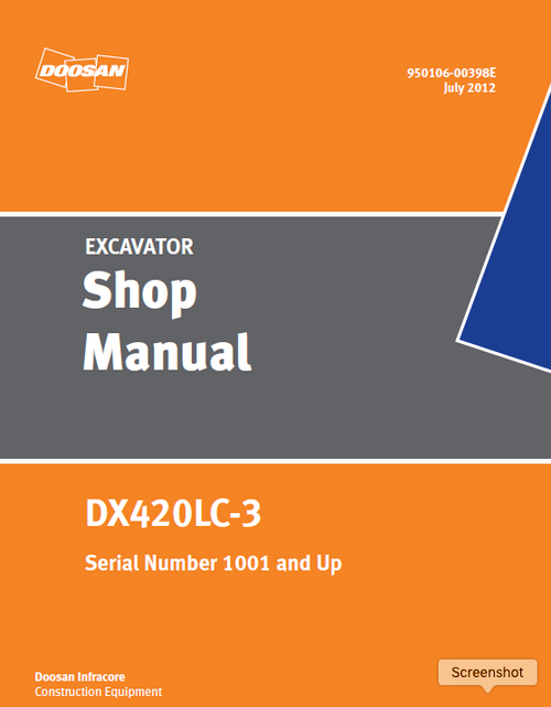 
                  
                    Doosan Workshop manuel de réparation et schéma de câblage ensemble complet tous les modèles PDF
                  
                