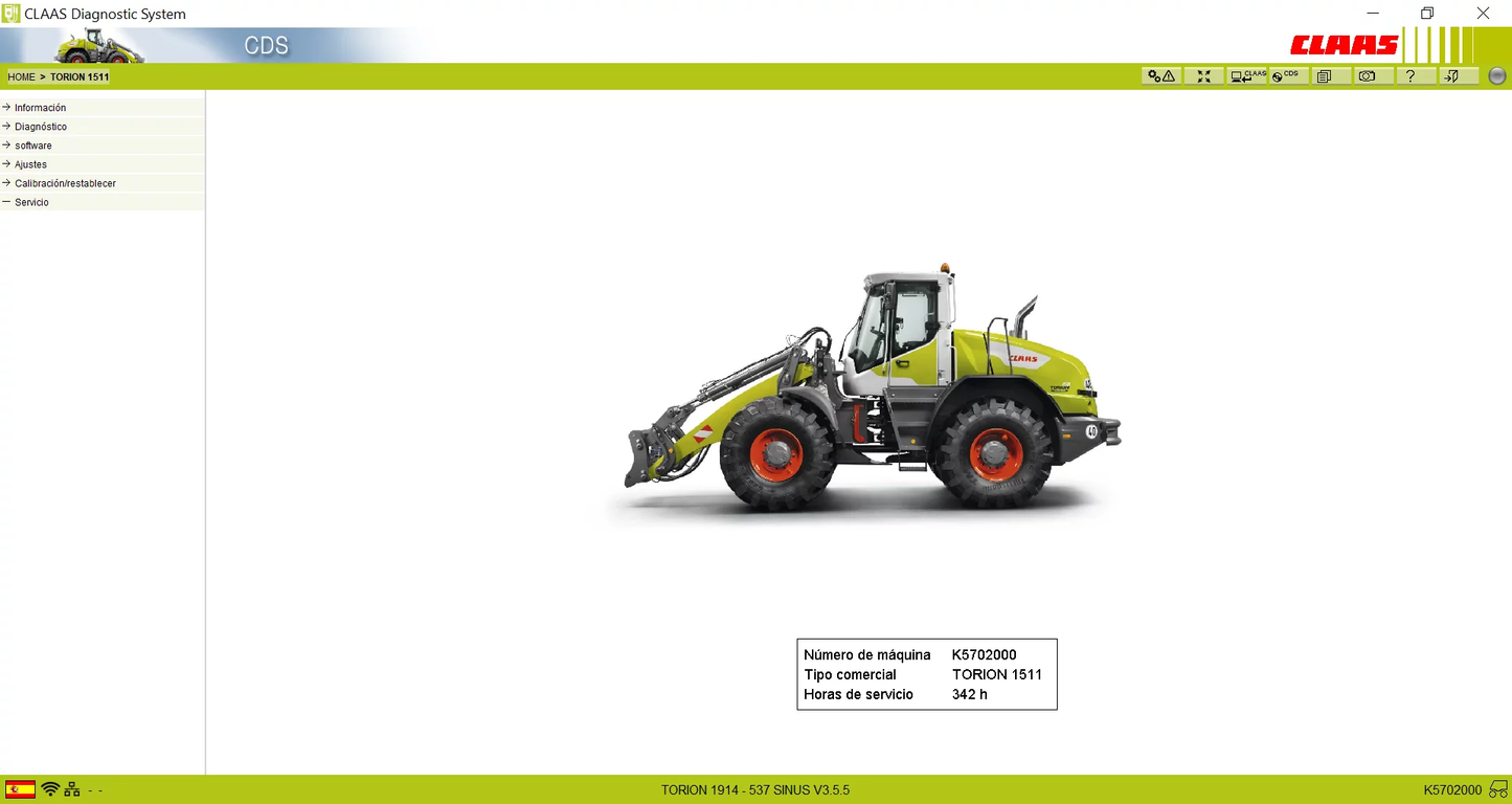 CLAAS Diagnostic CDS 7.5 Diagnostisch systeem 2022