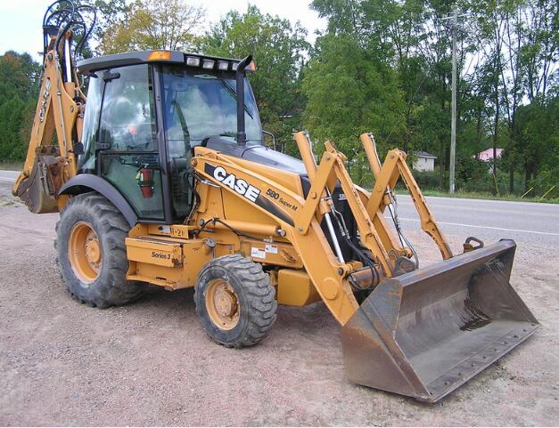 Cas 580m 580 Super M 580 Super M + Series 3 Loader Backhoes Manual de l'opérateur