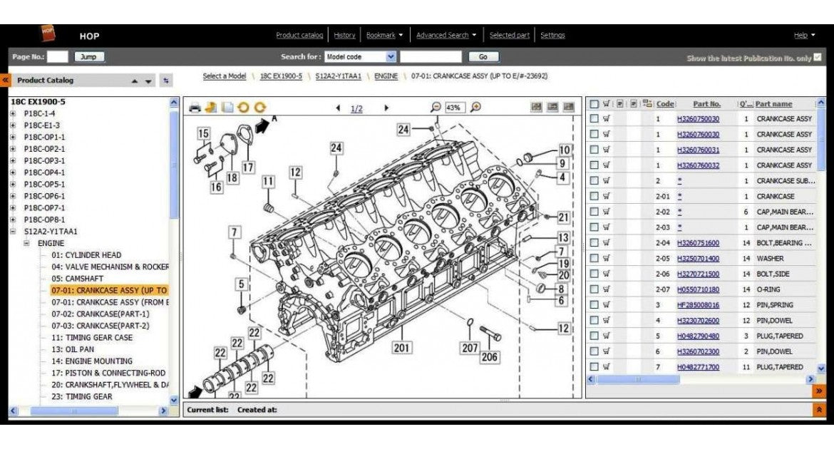 Hitachi HOP Epc 2013-Catálogo De Piezas De Repuesto Para Todos Los Equipos Hitachi-Todos Los Modelos Cubiertos Hasta 2013