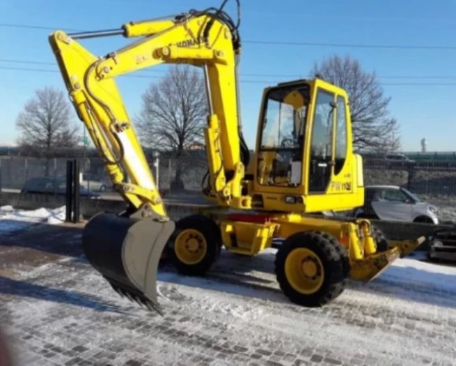 KOMATSU PW110R-1 wielgraafmachine Officiële Workshop Service Reparatiehandleiding