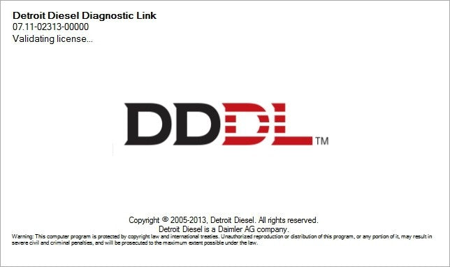 
                  
                    Detroit Diesel Diagnostic-Link (DDDL 7,11 \ 6,50) für 2006 und ältere Modelle - Full Online Installation Service inklusive!
                  
                