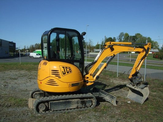 JCB 8025z 8030z 8035z Mini Crawler Graafmachine Workshop Service Reparatie Handleiding