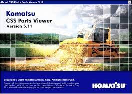 Komatsu CSS VIEWER 5.11 U.S. parts catalogue EPC - all parts Manual for All Models and series before 2021