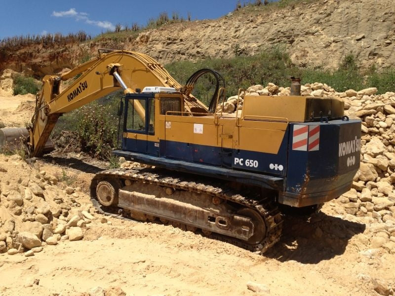 KOMATSU PC650-1 EXCAVADOR HIDRÁULICA OFICIAL TALLER SERVICIO DE LA REPARACIÓN MANUAL TÉCNICO