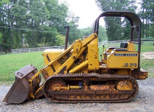 JOHN DEERE 350 JD350 Crawler Tractor Loader Workshop Service Repair Manual SM2063