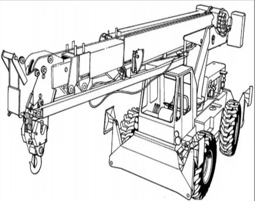 Komatsu 150A 150FA Manual de reparación del servicio de taller oficial de la grúa hidráulica
