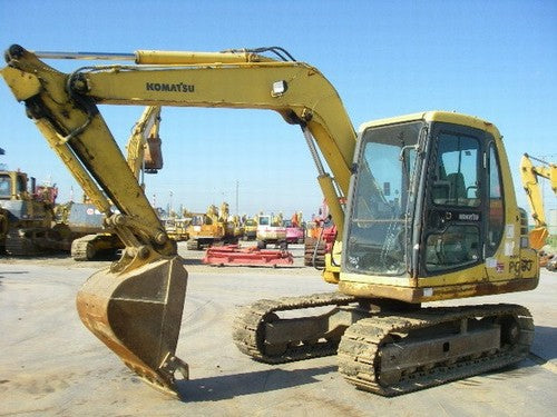 Komatsu PC60-7 حفارة هيدروليكية ورشة عمل رسمية دليل إصلاح الدليل الفني