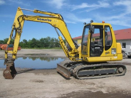 KOMATSU PC75R-2 حفارة هيدروليكية الدليل الرسمي لإصلاح الخدمة