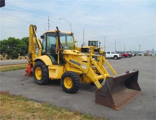 Komatsu WB140PS-2 WB150PS-2 Power Shift Backhoe Loader Official Service