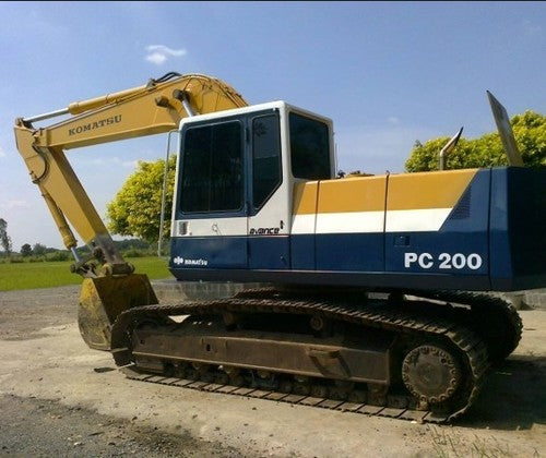 Komatsu PC200-5 PC200-5 Mighty Hydraulic Excavator Officiële Workshop Service Handleiding