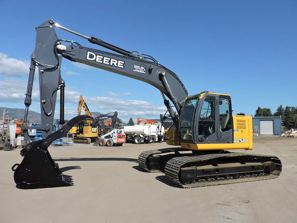 JOHN DEERE 225DLC Graafmachine Officiële werking en test Technische handleiding