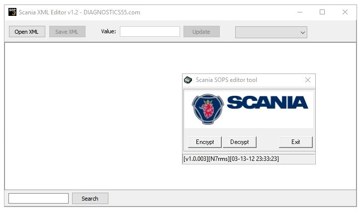 SCANIIA SOPS File Encryptor/Decryptor + XML Editor Best & Latest Version !