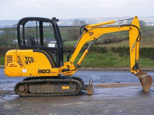JCB 802.7 803 804 Super & Plus Mini Crawler Excavator Workshop Manual de servicio