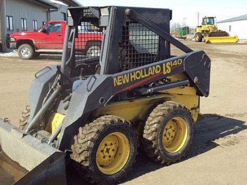 Nieuw Holland LS140 LS150 Skid Sturen Loader Official Workshop Service Reparatie Technische Handleiding