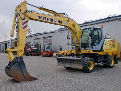 New Holland WE190 WE210 WE210 Industrial WE230 WE230 Industrial Wheeled Excavators Official Workshop Service Repair Technical Manual