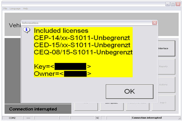 Liebherr Diagnostic Kit (LD) Diagnosekit