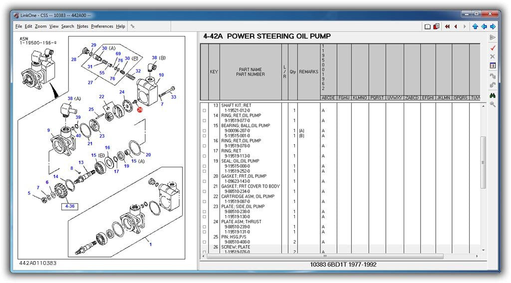 
                  
                    Isuzu Truck and Industrial Engine EPC - all Models and s \ n parts manual as of 2016
                  
                