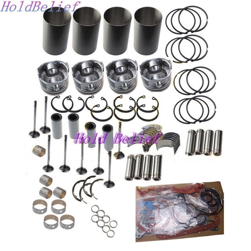 Kit de reconstruction de révision 4BG1 4BG1T 4BG1-T pour les pièces du moteur Isuzu