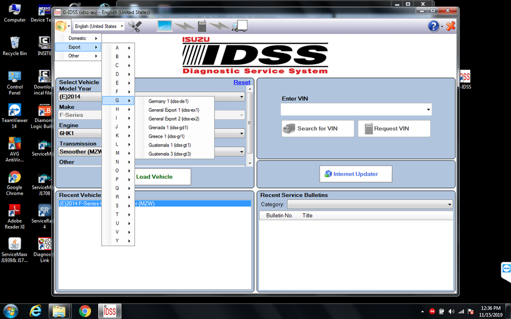 Isuzu Global Diagnostic Service System G-IDSS 2018 EXCLUSIVE Version-All Regions Supported With Nexiq And More !!!