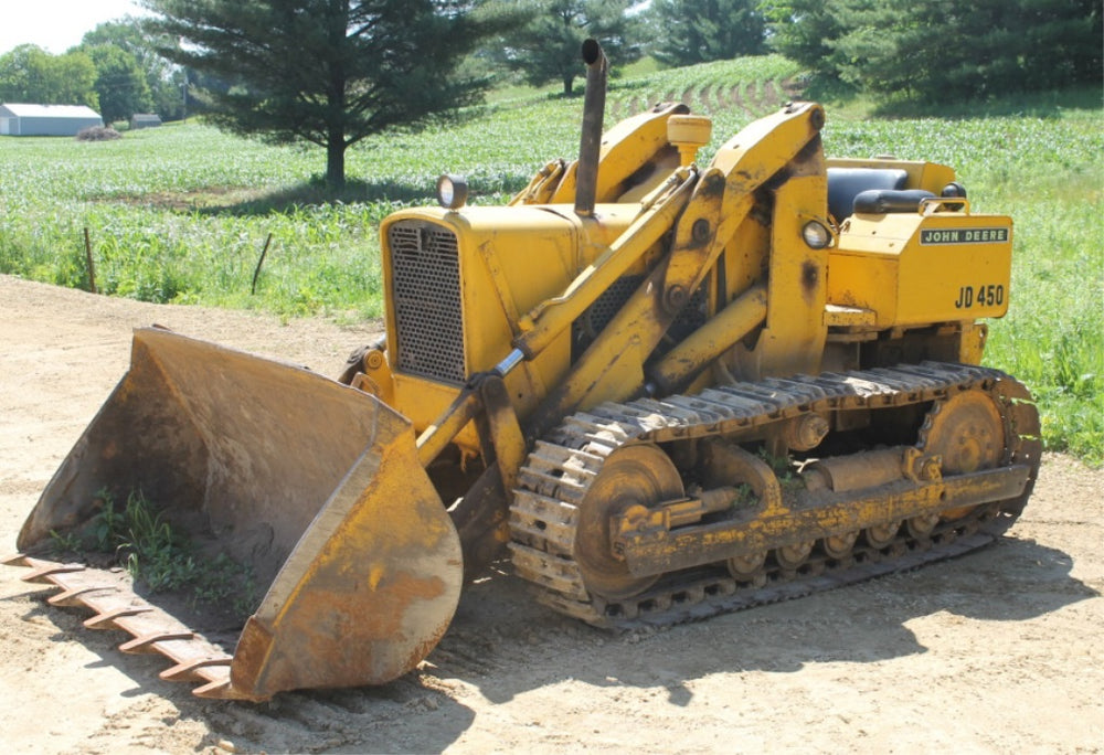 John Deere 450C Crawler Dozer Officiële Workshop Service Reparatie Technische Handleiding