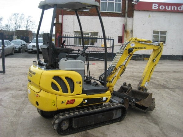 New Holland E16-E18 Mini Crawler Excavator Official Workshop Service Repair Technical Manual