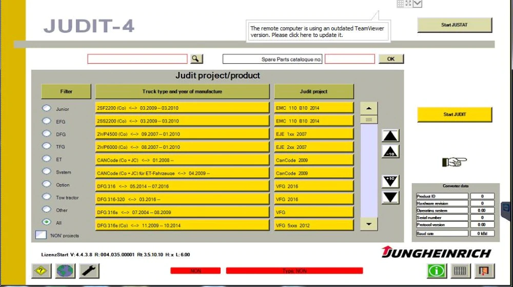 
                  
                    Judit 4 Nouveau Kit de diagnostic Jungheinrich Juve 4.36 avec boîte Incado & Cables Dernier kit 2020
                  
                