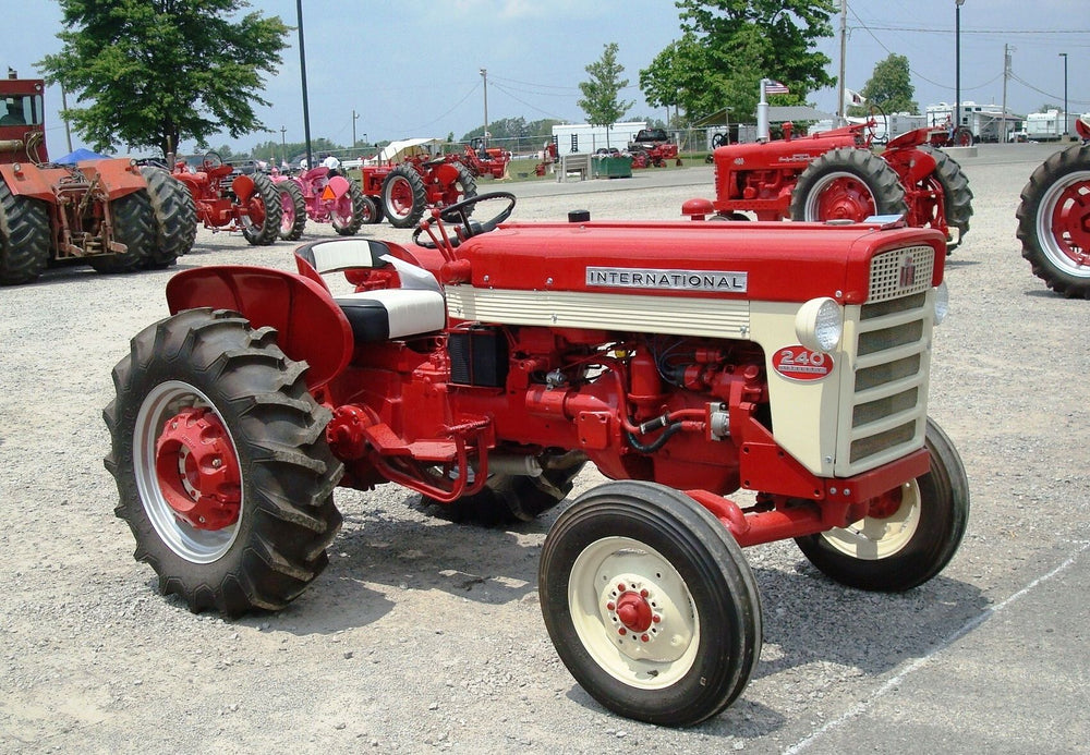 Caso IH 240 Manual del operador oficial del tractor de servicios públicos