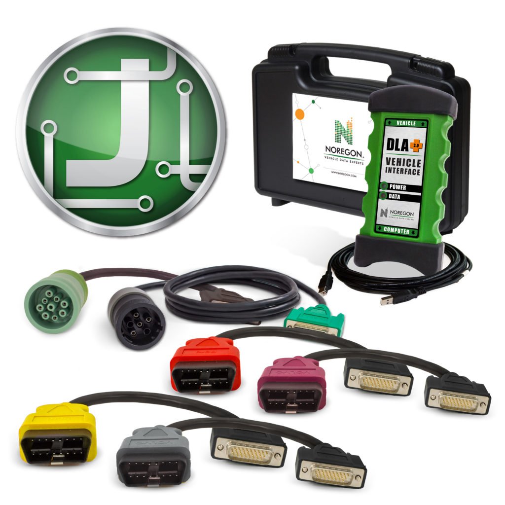 Kit de diagnostic Universal Heavy Duty 2021 avec un kit d'adaptateur NOROGON DLA + 2.0 authentique (122061) - et 3 logiciels Choisissez parmi la liste