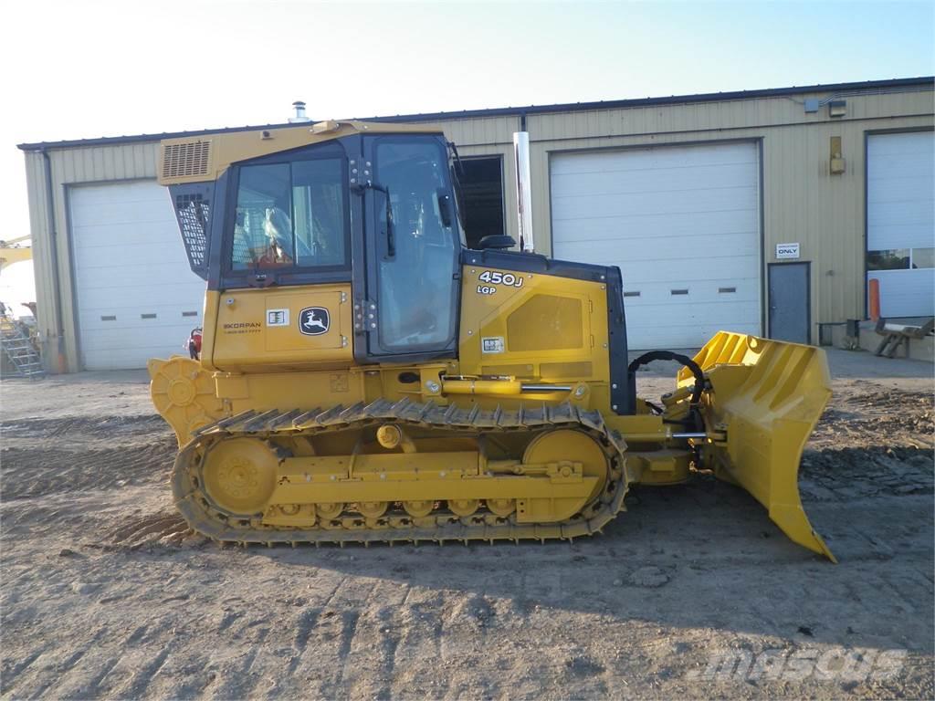 John Deere 450J 550J 650J Crawler Dozer Officiële Operator's Manual