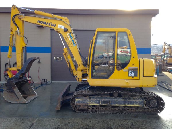 Komatsu PC95R-2 Hydraulische Graafmachine Officiële Werkplaats Reparatie Technische Handleiding