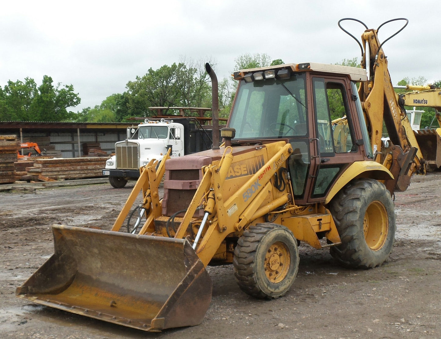 Cas 580K Backhoe chargeur