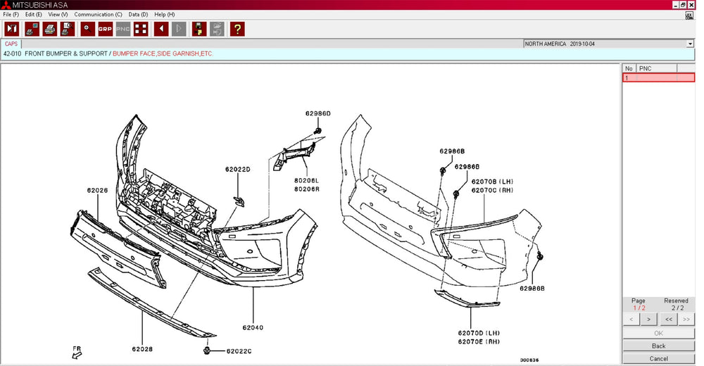 Mitsubishi ASA EPC Electronic Parts Catalogue Latest 2021 All Regions