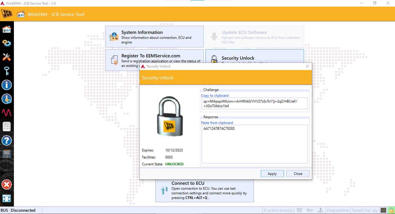 JCB WineEM4S JCB Service Tool 2.8.0 Sogiciel de diagnostic - Dernière version 2022!