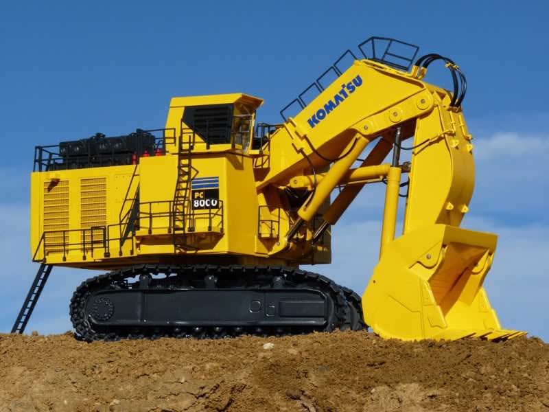 KOMATSU PC8000-6 Electro Hydraulic Excavator Mining Germany خدمات ورشة العمل الرسمية