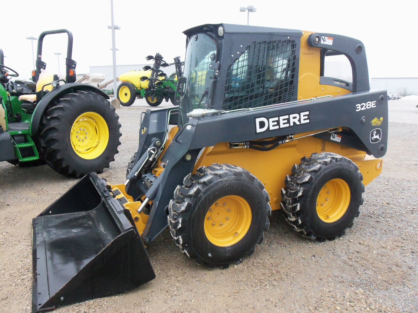 John Deere 328e 329e 332e et 333e manuel technique officiel de l'atelier pour la direction coulissante et le chargeur compact à chenilles