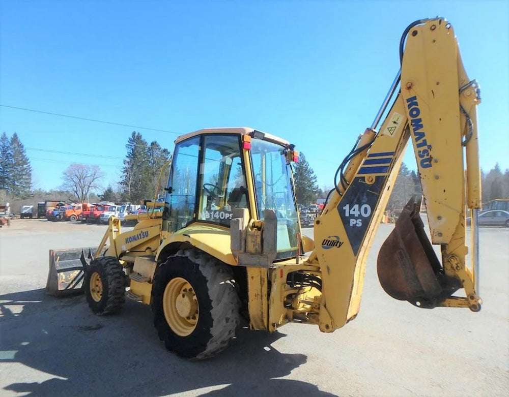 Komatsu WB140PS-2 WB150PS-2 Power Shift Backhoe Loader Officiële Workshop Service Handleiding