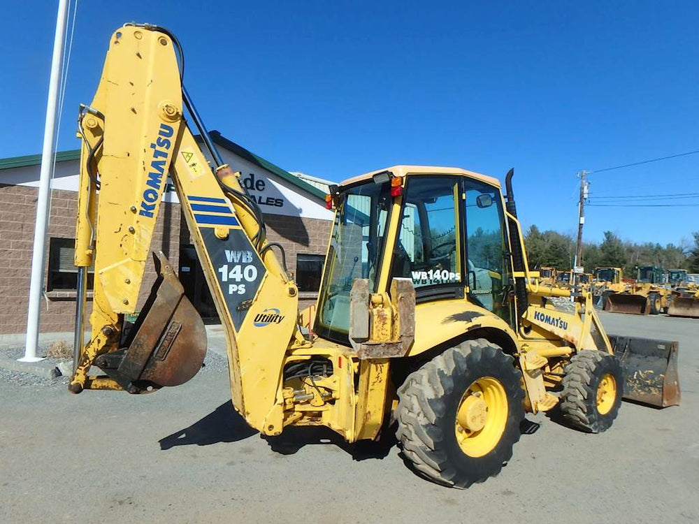 KOMATSU WB140PS-2N WB150PS-2N حفار ورشة عمل ورشة عمل رسمية